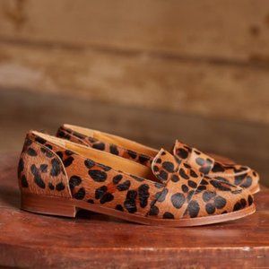 Sézane Michel Loafers in Leopard - Size 37